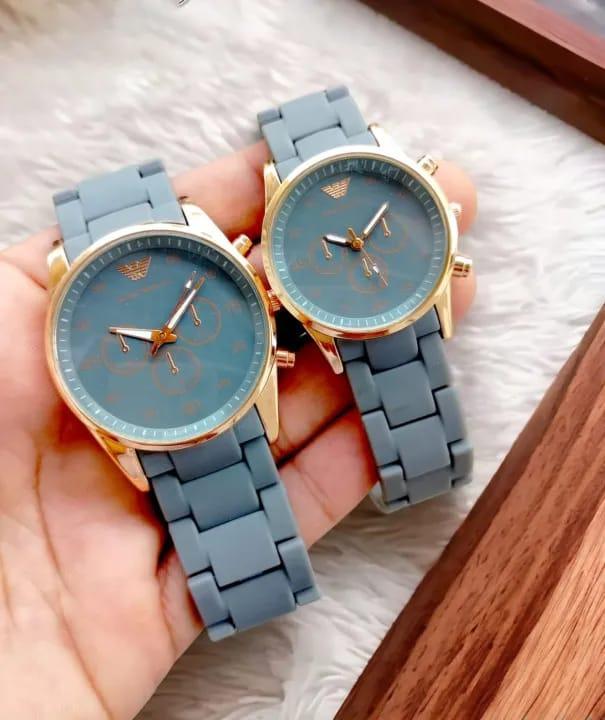 2 Pcs Elegant Couple Watch