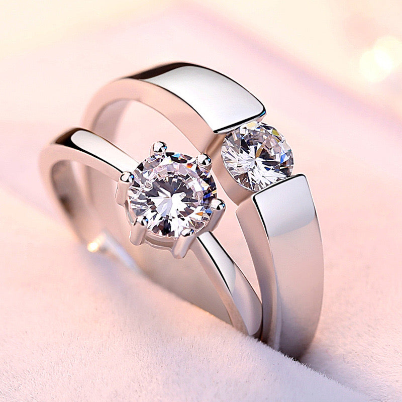 925 Sterling Couple Ring