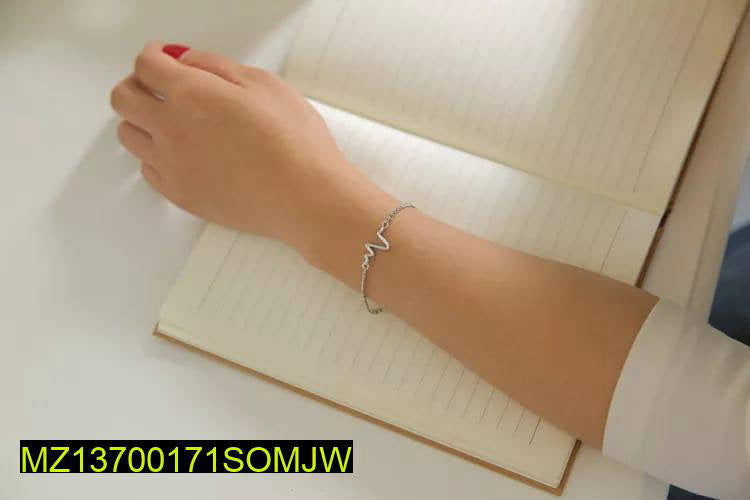 1 pc Heart beat Bracelet