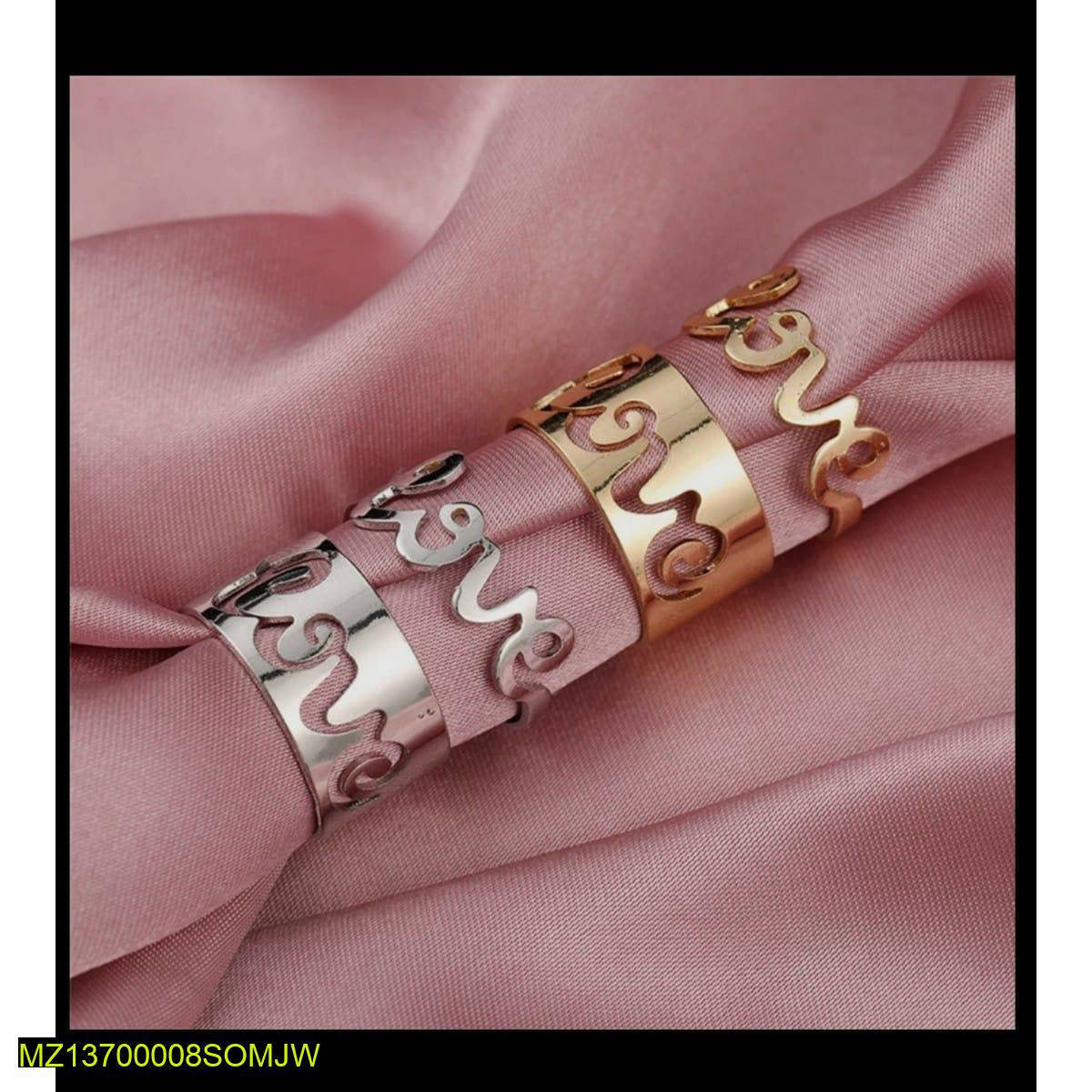 2 Pcs Couple Love Ring