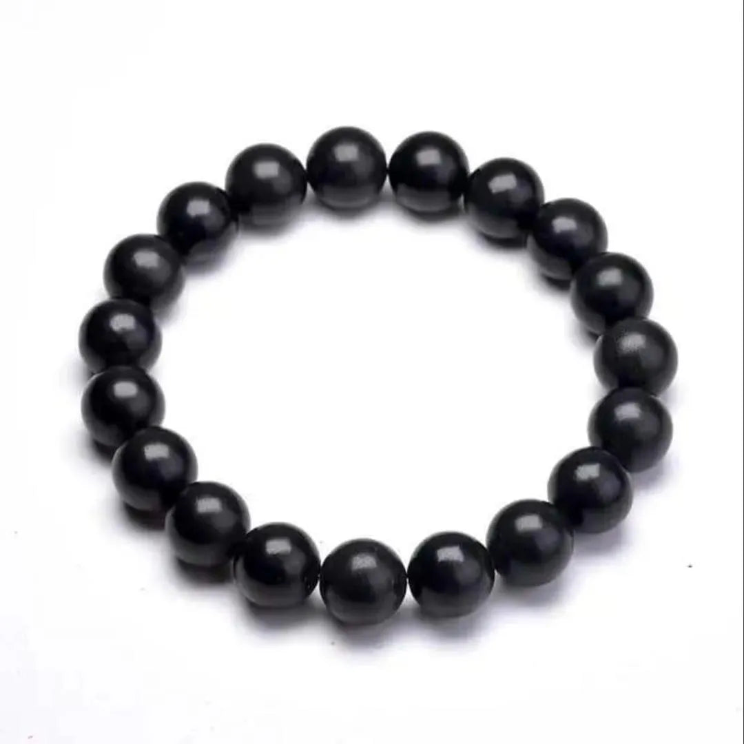 1 Pc Modern Design Beads Charm Bracelet In Black Color